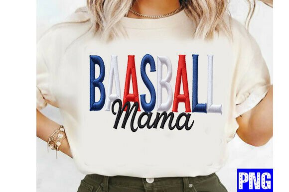 Baseball Mama Embroidery PNG, Baseball G Review