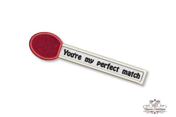 Perfect Match ITH Bookmark Embroidery