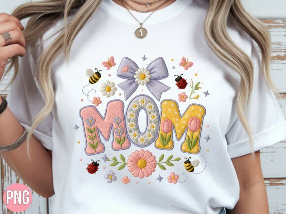 Reviewing Embroidery Mom Floral Bee Mothers PNG